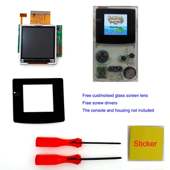 Til Nintendo Gameboy Color Høj Lys LCD-Skærm Ændring Kit Til GBC 5 Segmenter Justerbar Lysstyrke for baggrundsbelysning Skærm