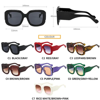 LongKeeper Overdimensionerede Gradient Sol Briller Kvinder Trendy Luksus Mærke Sorte Solbriller Kvindelige Oculos Feminino