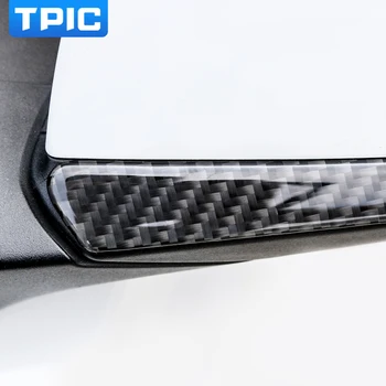 TPIC For BMW F30 F34 Carbon Fiber bakspejlet Anti-rub Strip 3-Serie Bil Styling Klistermærker Anti-kollision Strip Tilbehør