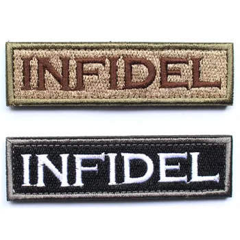 10stk/masse Militære patches ikke Træde På Mig in god we trust vantro Broderet Taktiske Patch badge, striber til tøj, tasker