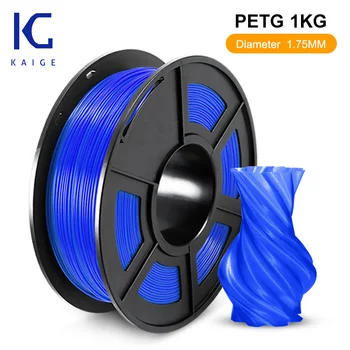 KAIGE PETG 1.75 mm 1 kg blck 3D-Printer Filament petg пластик 1 кг God syre og alkali modstand Stabil print størrelse