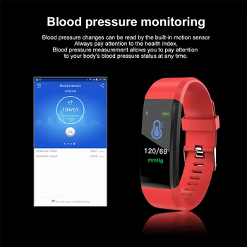 UOAIE Smart Band se puls, Blodtryk Skærm med Høj Lysstyrke Farverige Skærm, Smart Armbånd-Armbånd Anmeldelse