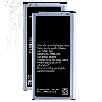 For Samsung S5 S6 S7 Kant S8 S9 Plus Batteri Til Galaxy S3 S4 mini SM G900 G900S G900I G900F G900H G930F G950 EB-BG900BBE Batery