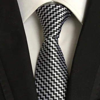 Høj kvalitet polyester jacquard afsnit business trendy tie Business Møde Bryllup Mænd 's Vilde Tie