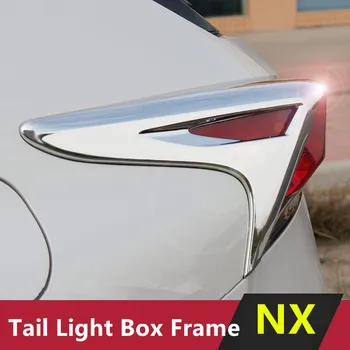 CNORICARC Chrome ABS Styling Hale Lys Trim Ramme Pailletter Decals Til Lexus NX300h 200t 200 Bilen Udvendigt Tilbehør Ændret