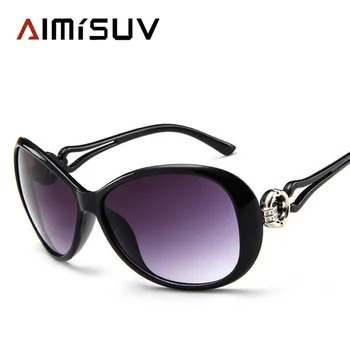AIMISUV Mode Klassiske Gradient Solbriller Kvinder Brand Designer Overdimensionerede solbriller UV400 Retro briller kørsel