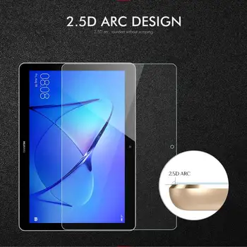 2stk Tablet Hærdet Glas Skærm Protektor Dækning For Huawei MediaPad T3 10 9.6 Inch Fuld Dækning Skærm