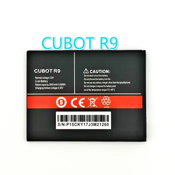 Originale NYE 2600mAh for CUBOT R9 batteri til R9 Høj Kvalitet Batteri+Tracking Nummer