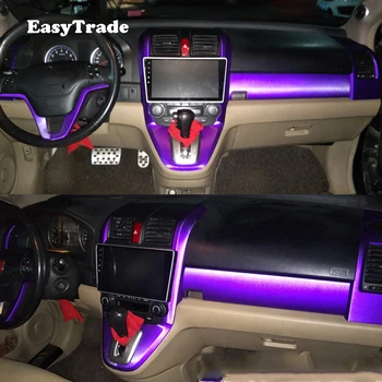 For Honda Civic 9. Tilbehør Bil Sticker Carbon Fiber Farve Mønster Interiør Mærkat Et Sæt Mærkaten Trim Styling Tilbehør