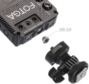 Fotga Hot Shoe Adapter med M6-Skrue Mount Stå for DP500IIIS A50/A50T/A50TL/A50TLS A70/A70T/A70TL/A70TLS Kameraets Skærm