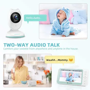 HeimVision HMA32MQ Baby Monitor Kamera, Video 4.3