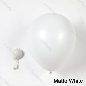 147pcs Mat Sort Hvid Ballon Guirlande Bryllup Dekoration Krom Guld Ballon Arch års Jubilæum Baby Brusebad Indretning