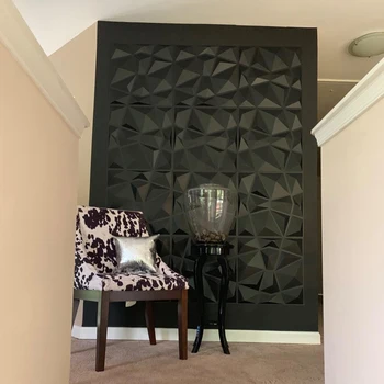 50x50cm 3D flise-panel skimmel gips væg 3D wallsticker stue 3D tapet Vandtæt væg klud loft Badeværelse Køkken