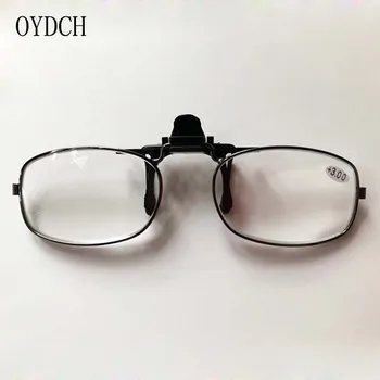 Bærbare klip læsning briller til mænd og kvinder generelt fritid sport clip læsning briller