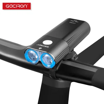 GACIRON 400-1800LM Cykel Lys PRO Cykel Forlygte Med Eksterne linje USB Power Bank IPX6 Lommelygte MTB Cykel LED-Blitz Lampe