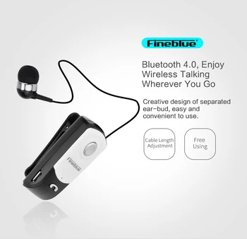 FineBlue F960 Trådløs Bluetooth-Hovedtelefon Stereo-Headset med MIC-Fone De Ouvido Universal Håndfri sæt Øretelefoner til iPhone, Samsung