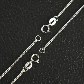 S925 Sterling Sølv Halskæde til Mænd og Kvinder Simpel måde Elegante Par Smykker