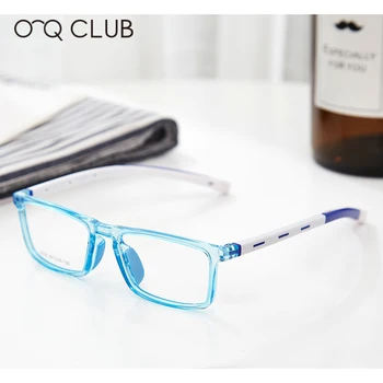 O-Q CLUB Kids Briller Squre Nærsynethed Optiske Briller Rammer TR90 Silikone Komfortabel Fleksibel Børn Brillerne 2505