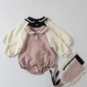 MILANCEL 2020 efteråret baby tøj infant piger bodysuit matros krave toddler drenge ét stykke