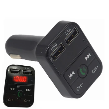 Universal Bluetooth Car Kit FM-Sender MP3-Afspiller Med LED-Dual USB Hurtig Oplader Spænding Display Micro SD-TF Musikken Spille