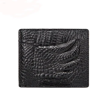WESTAL mænds taske-krokodille mønster-wallet læder luksus taske vintage mønt pung penge taske kortholderen design pung for mænd