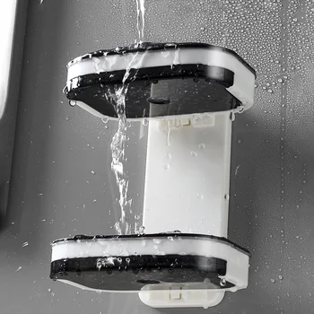 BAISPO Bærbare sæbeskål Til Badeværelse vægmonteret Sæbe Holder Dræning Opbevaring Rock Toilet opbevaringsboks Badeværelse Tilbehør