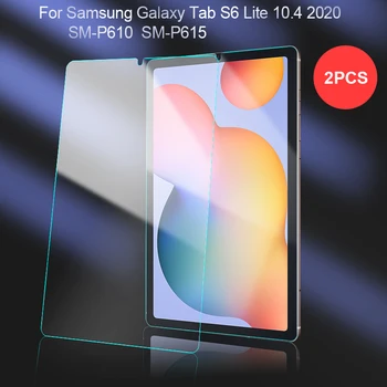 For Samsung Galaxy Tab S6 Lite 10.4 tommer Tablet P610 P615 SM-P610 SM-P615 Hærdet Guard skærmbeskytter Hærdet Glas 2STK