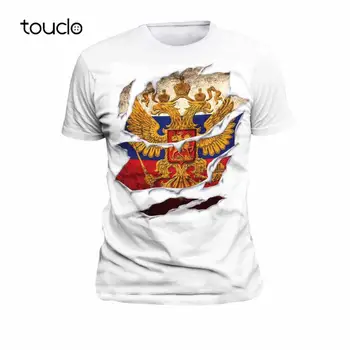 Nye sommer cool T-shirt T-shirt Rusland 10 bomuld T-shirt
