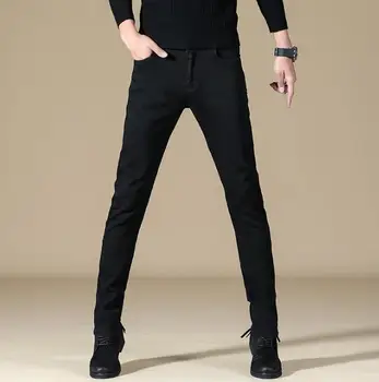 Top Kvalitet, Komfort Denim til Mænd Strække Straight Fit Jeans Populære Stilfulde Lange Bukser