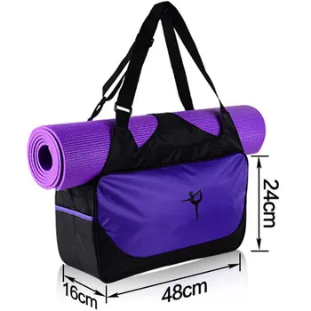 48*24*16cm Multifunktionelle Cothes Yoga Rygsæk yogamåtte Vandtæt Yoga Taske, Rygsæk (Ingen Yoga Mat)