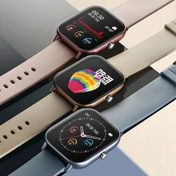 Kaimorui Smart Ur Mænd 2020 Brugerdefineret opkald Watch Face pulsmåler Fitness Tracker GTS Smartwatch Til Xiaomi Android, IOS