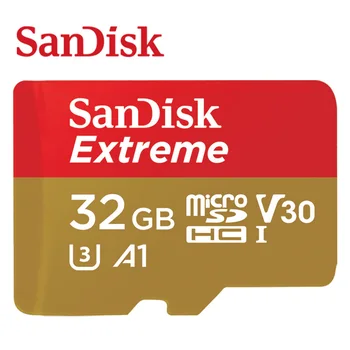 SanDisk Extreme 128GB 64GB 32GB microSDHC SDXC UHS-I-Hukommelseskort micro SD-TF Kort Kort 100MB/s Class10 U3 Med SD-Adapter