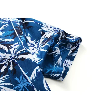 LIFENWENNA Sommeren Hawaii Skjorte til Mænd Mode Personlighed Print Korte Ærmer Mandlige Afslappet Plus Size badeferie Shirt 7XL