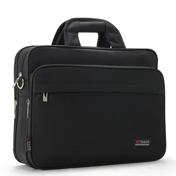 Rejsetasken mandlige business canvas-fil mand bag mode laptop taske kontor slyngede oxford fil business arbejde canvas håndtaske