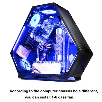 1 stk 120mm PC Tilfældet Ventilator Super Lydløs Computer LED Høj Luftstrøm Køligere Fans VDX99