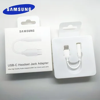 Samsung oprindelige Type C 3.5 Jack Hovedtelefon Kabel USB-C til 3,5 mm AUX-headset-Adapter Til SAMSUNG Galaxy S20 + NOTE 9 10