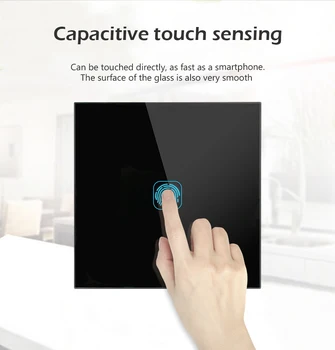 Szaoju EU ' s Wall Touch Skifte Smart Light Switch 1 Gang 1 Måde Smart Home Støtte Alexa Google Startside Assistent IFTTT Til Android