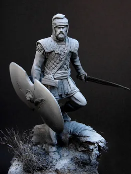 1/24 75mm Krig persiske Kriger med base og sværd toy Resin Model Miniature harpiks figur Unassembly Umalet