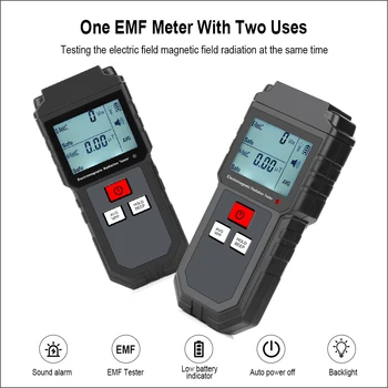 RZ Elektromagnetisk Felt Stråling Tester Detektor Emf Meter Håndholdte Bærbare Counter Emission Dosimeter Til Computer, Telefon