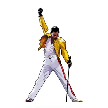 Dawasaru Freddie Mercury Vinyl Bil Mærkat Bohemian Rhapsody DRONNING Personlig Decal til Bærbar Lastbil Motorcykler,18cm*12cm