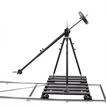 Twzz 6m Bemandet Elektriske Skyder Kameraet Dolly Styr Film Motoriseret Rail Manuel Fjernbetjening Pedal Kontrol