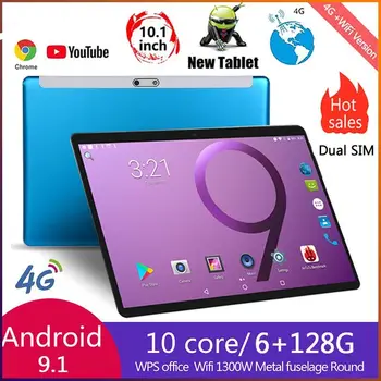 Billigste multi-touch tablet af høj kvalitet 10-tommer android-tablet-pc 1000 nit tablet android 9.0 med sim-kortet