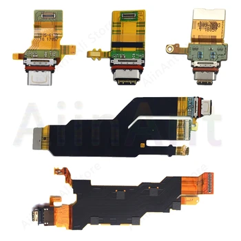 USB-Opladning Port Oplader Dock-Stik Flex Kabel Til Sony Xperia XZ XZs XZ1 XZ2 XZ3 1 2 3 Kompakt Premium
