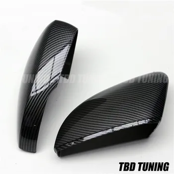 Carbon Look Stil Rear View Mirror Cover For Volkswagen VW Polo Lavida 2009 2010 2012 2013 2016 2017 Mirror Cover