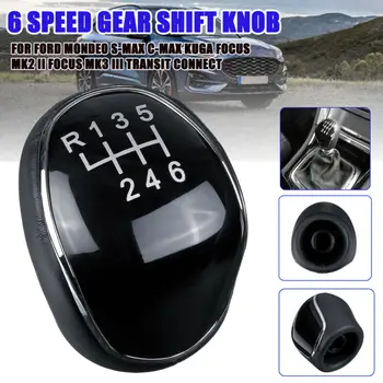 6-trins Gear Shift Knappen For Ford Mondeo IV S-MAX C-MAX Transit MK3 MK4 Kuga