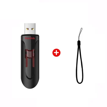 SanDisk pen-drev, USB 3.0 Metal USB Flash Drive 16GB, 32GB, 64GB Memory stick 128GB U Disk 256 GB stick USB-Stick