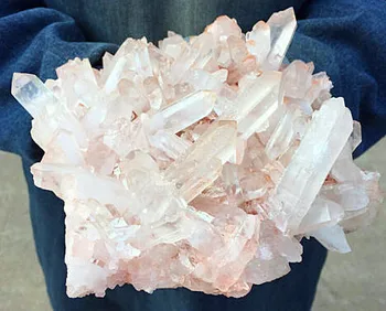 1,6 kg Naturlig Hvid Kvarts Krystal Klynge Mineral Prøve Healing DB448