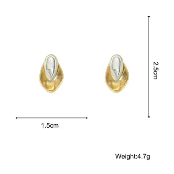 AENSOA 2020 Vintage Guld Farve Drop Øreringe til Kvinder Nye Mode Minimalistisk Statement Øreringe Metal Geometriske Vedhæng Smykker