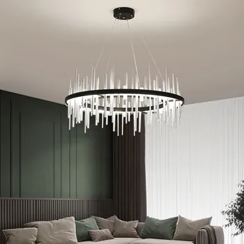 Postmoderne LED Lysekrone Stue, Spisestue, Soveværelse Hængende Lampe Enkle Kreative Aluminium Luksus Lysekrone