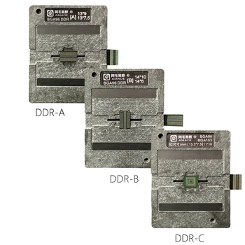 AMAOE DDR reballing stencil BGA96 DDR-ET DDR-B BGA153 plade 0,25 MM BGA96 stencil 0,15 MM BGA153 stencil